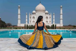 Delhi: Excursão de um dia ao Taj Mahal e ao Forte de Agra saindo de Delhi de carro