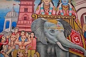 Fra Agra/Delhi: Templer og fortellinger Mathura Vrindavan Tour