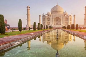 From Delhi: Sunrise Taj, Agra Fort & Baby Taj with Tuk-Tuk