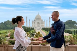 Från Delhi: Taj Mahal & Agra privat dagsutflykt med 5* lunch