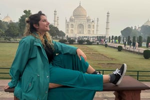 Von Delhi aus: Taj Mahal, Elefant & Bär Wildlife Tour mit dem Auto