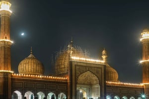 ニューデリー：レッドフォート、ジャーマ・マスジド、チャンドニー・チョーク（昼食付き）をご覧ください