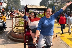 オールド デリー：3 時間のプライベート トゥクトゥク/人力車乗車ツアー