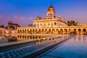 Visite privée de 6 heures des temples et sites spirituels d'Old Delhi