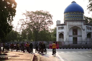 Cykelrundtur i södra Delhi med kulturarv, konst och trädgårdar