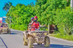 Bayahibe Tour ATV Ride 4 x 4 afhentning på hotel