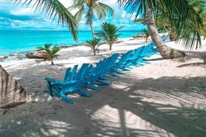 カーニバル・ショア・エクスカージョン：サオナ島とスピードボート乗船