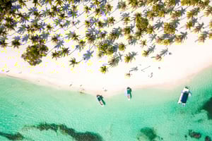 From Punta Cana: Saona Island Cruise with Private Beach