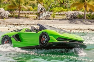 Lamborghini Jet Car -seikkailu Punta Canassa
