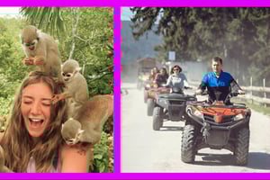 Møde med aber + ATV-eventyr – Puerto Plata