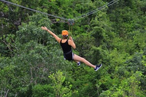 Prywatna: Przygoda na linie zip-line w Punta Cana