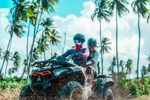 Punta Cana : VTT/Can-Am avec plage et grotte bleue