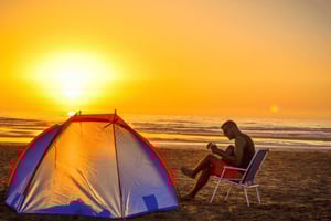 Punta Cana: Beach Camping with Dinner and Drinks