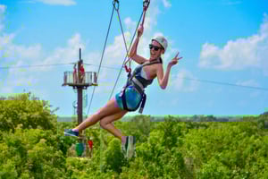 Punta Cana: Rainforest Zipline Adventure
