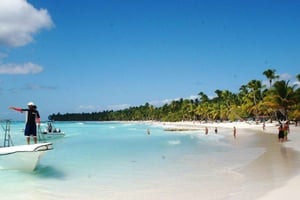 Punta Cana : Excursion en bateau rapide et en catamaran sur l'île de Saona