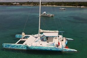 Au départ de Punta Cana : Visite en petit groupe de l'île de Catalina avec plongée en apnée