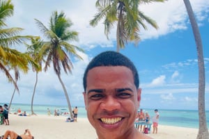 Santo Domingo: Dagstur til Saona-øen med frokost og drikkevarer