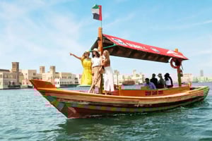 1 Hours Tridational Boat Ride At Creek Canal,+old Dubai walk