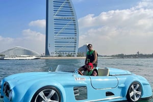 Dubai’s Viral Jet Car Ride! A Must-Try Experience + Coffee