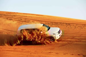 Desert Safari Dubai with Camel Ride, Sandboarding & Dinner