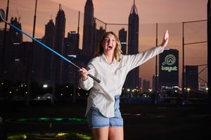 Dubai: 1 time Topgolf-spill
