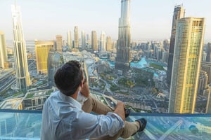 Dubai: Inngangsbillett til Burj Khalifa nivå 124, 125 og Sky Views
