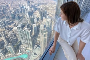 Dubai: Burj Khalifa Livello 124, 125 con Tour dell'Opera di Dubai