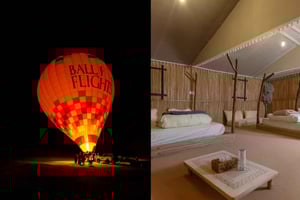 Wüstensafari in Dubai: Übernachtung und Ballonfahrt bei Sonnenaufgang