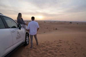 Dubai: Premium Sahara Camp Safari, Camel Ride, & Sandboard