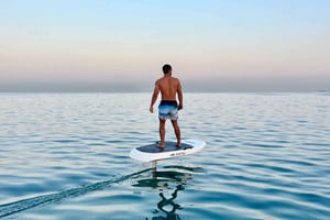 Dubai: Elektrisches Tragflächenboot oder eFoil Surfboard Experience