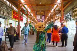 Dubaï : Visite d'une demi-journée de la ville avec la Mosquée bleue, la crique et les souks