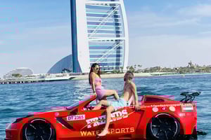 Dubai: Jet Car naar Burj Al Arab met ontbijt en frisdrank