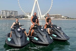 Dubai: jetskitocht met uitzicht op het Atlantis Hotel en Burj al Arab