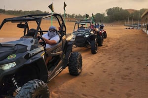 Dubai: Privétour met woestijnbuggy, kamelenrit & sandboarden