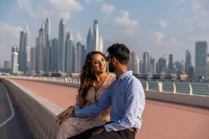 Dubai: Privat fotoshoot med afhentning og aflevering på hotellet