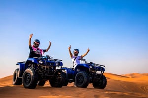 Dubai: Quadriciclo nas Dunas Vermelhas, Buggy nas Dunas, Camelo e Refrescos