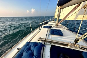 2 tunnin purjevene-ryhmäretki Burj Khalifalla ja siluettinäkymillä