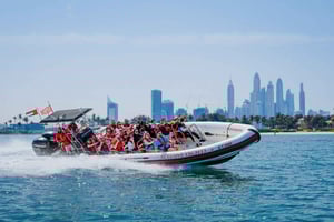 Dubai: Marina, Atlantis, Palm & Burj Al Arab Speedboat Tour