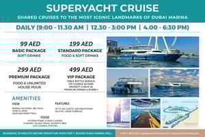 Dubai: Superyacht Cruise Sightseeing Tours