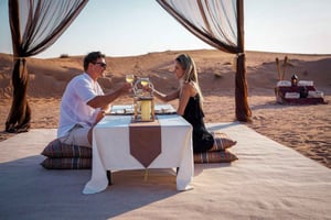 VIP Desert Safari Dubai: Dune Drive, BBQ & Unlimited Spirits