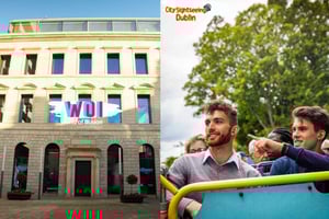 Dublin: World of Illusion en City Sightseeing bustour