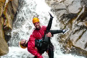 Baños de Agua Santa: Canyoning in den Chamana Wasserfällen