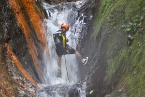 Canyoning i nordvästra Quito