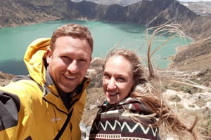 Quitosta: Quilotoa-järven yksityinen kiertoajelu kuljetuksella ja lounaalla.