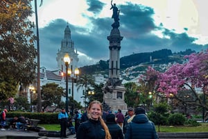 Quito: Historiallinen keskusta, suklaanmaistelu ja lounaslaatikko