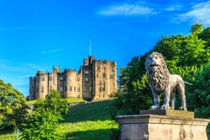 Fra Edinburgh: Tur til Alnwick Castle og de skotske grænser