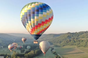 Tour particular e exclusivo de balão para 2 pessoas na Toscana