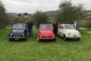 Florence: Countryside Vintage Fiat 500 Driving Tour