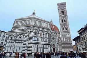 Katedralen i Firenze, baptisteriet og museet Opera del Duomo