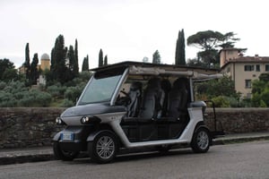 Florence: Golf Cart Tour with Panoramic Views